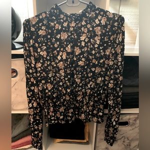 floral blouse